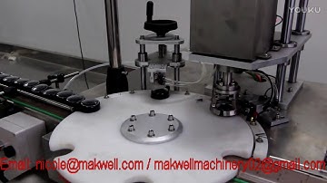 Linear type vaseline filling cooling capping machine, vaseline filling line