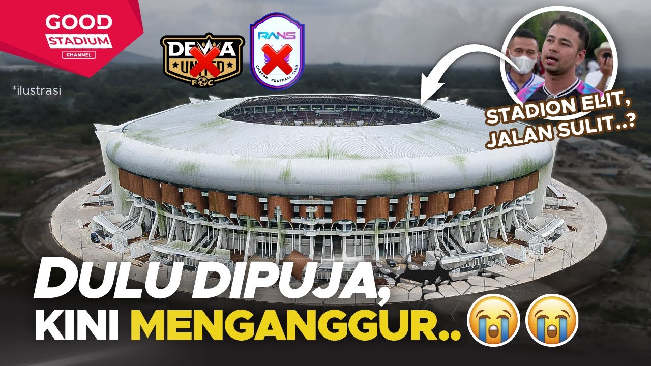 GAK ADA KLUB YANG MAU‼️ 5 STADION MEGAH YANG KINI DITELANTARKAN DI INDONESIA!