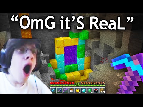 Reacting to The FUNNIEST FAKE Minecraft Speedruns...