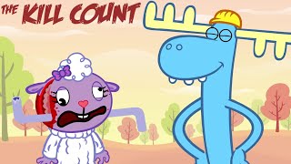 Happy Tree Friends (All Work and No Play) KILL COUNT