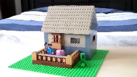 Lego Minecraft Mini Fig Scale Village Tutorial Part 8 Butchery