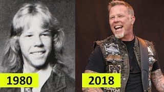 James Hetfield Transformation - The Evolution of James Hetfield 1980 To 2018