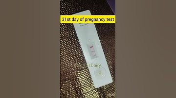 with pcod my 31st day of pregnancy test/it