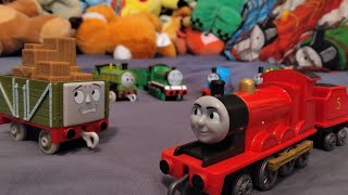 Asmr Unboxing Of The New Thomas And Friends 80Th Anniversary Push Along James And Troublesome Truck