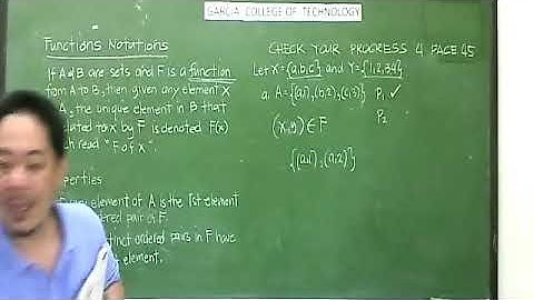 Functions and Relations of Finite Set