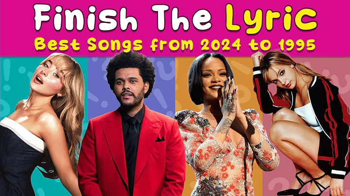 Finish the Lyric Challenge | One Hit Song from Every Year (2024 to 1995)