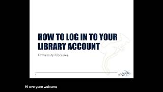 How to Log In to Your Library Account