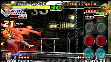 king combo 100% [striker:goenitz] - KOF 2000