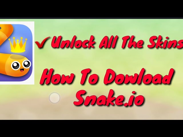 how to get all the skins in snake io mod｜TikTok Search