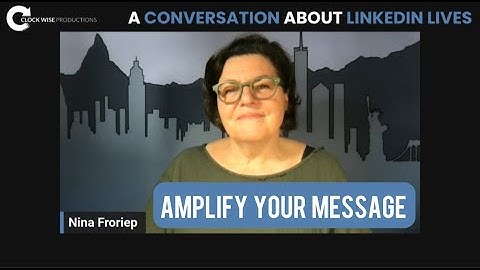 LI Live Workshop Series | #5 Amplify Your Message | September 2024