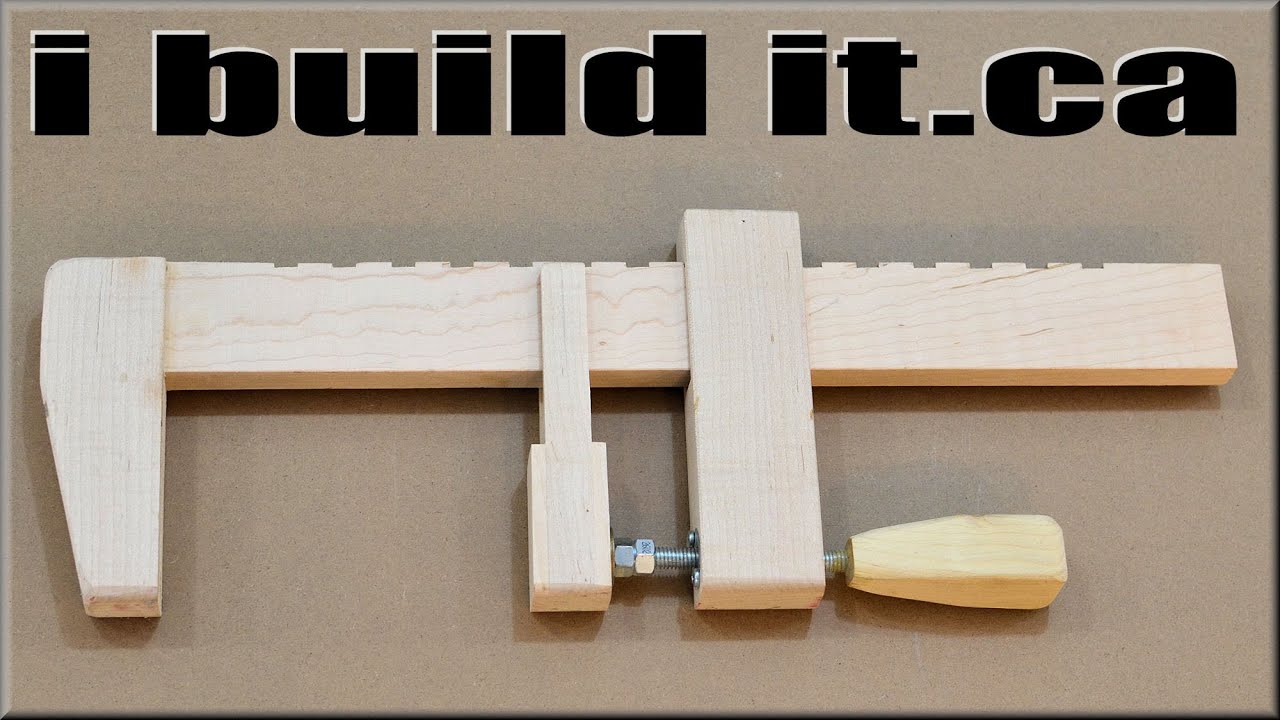 Make A Wooden Bar Clamp - YouTube