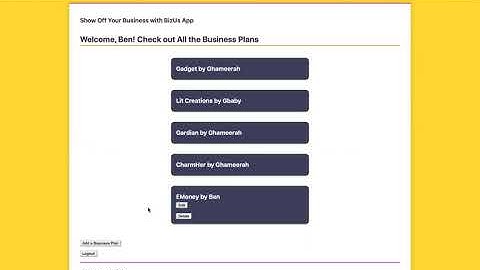 Sinatra Application Video Walkthrough