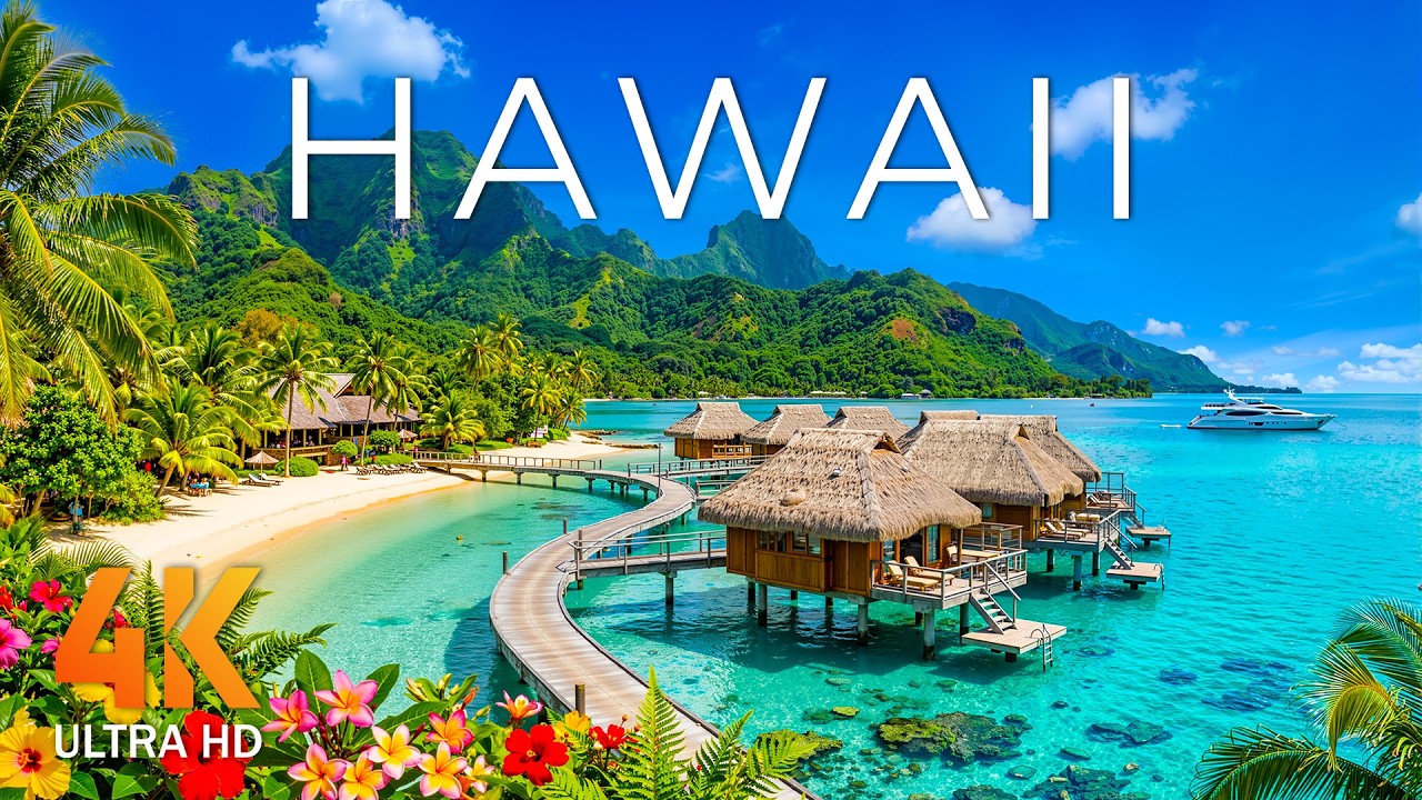 Hawaii 4K | Oahu, Waikiki Beach & Stunning Island Landscapes