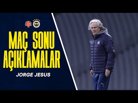 Teknik Direktörümüz Jorge Jesus'tan Maç Sonu Açıklamalar