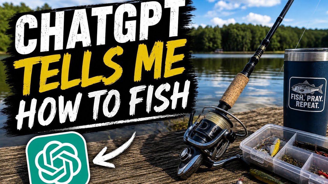 Bass fishing 🎣 at rv Park 🏞️ (AI tell me how to fish) 🐠