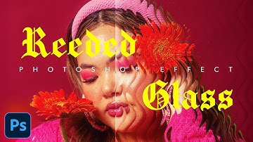 How to make a Reeded Glass Effect using Displacement Maps in Photoshop