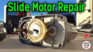 RV Slide Out Stopped Working! But Easy Repair  Replaced Stripped Gear in LCI Slide Motor Gear Box