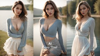 Ai Sexy Thief|Beautiful Ai Girl Lookbook|Date A Pretty Girl|Hey, You Want To Go To The Lake? C 'Mon!