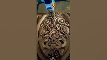 CNC router carving/beautiful wooden flower engraving design with cnc router machine #cnc carving