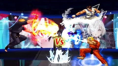 [ KOF MUGEN ] Mr Karate 2nd (Ryo) 1.Vs.2 Kim 98 & Ken Masters (Neo Geo Battle Coliseum Vs SF & KOF)
