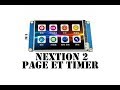 Cyrob : Nextion 2 - Pages et timers