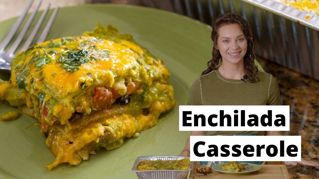 Enchilada Casserole Low FODMAP Gluten Free Grit and Groceries
