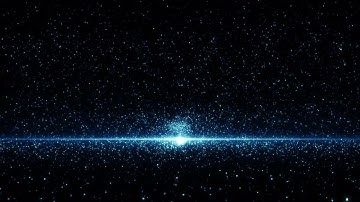 Blue Particles Background Motion Graphics