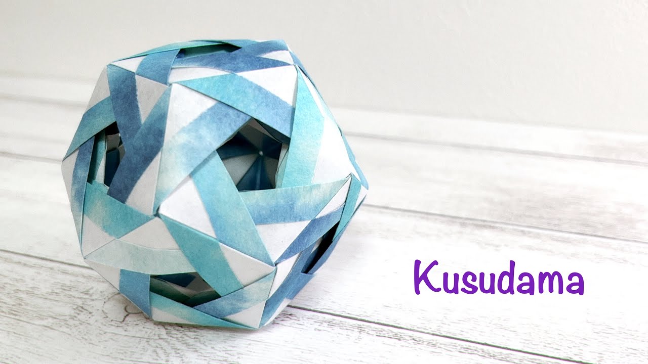 お纏め❣️春を閉じ込めた厳選❣️大玉13ミリお守り✨ 折り紙 手裏剣模様のくす玉を作ってみた!作り方/How to make a