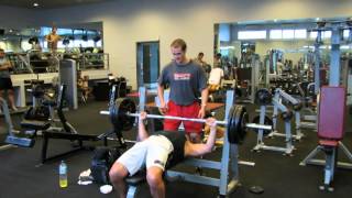 Benchpress 5 x 150 kg  (330 lbs)  59 years of age 91 kg body weight