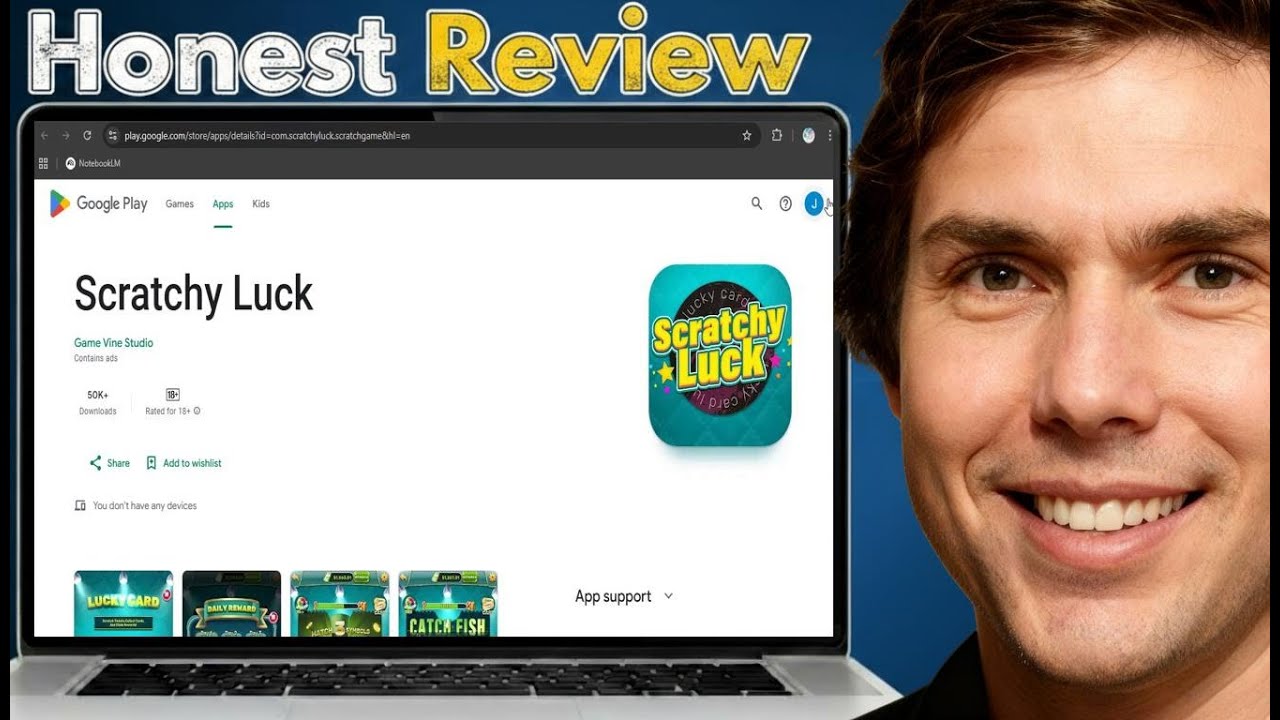 Обзор приложения Scratchy Luck 2026: игра с реальным заработком денег или тест на мошенничество