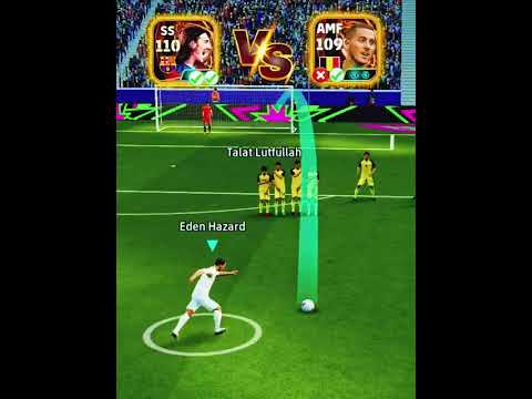 ايدين هازارد جديد أمام ليونيل ميسي 🤯