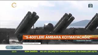 Erdoğandan Abdye S-400Leri Ambara Koyacak Değiliz, Kullanacağız