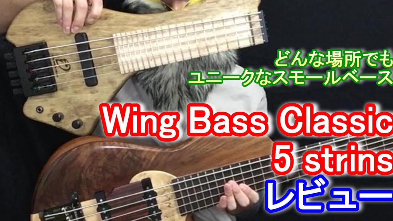 【どこでも練習できる！】Wing Bass Classic 5strings