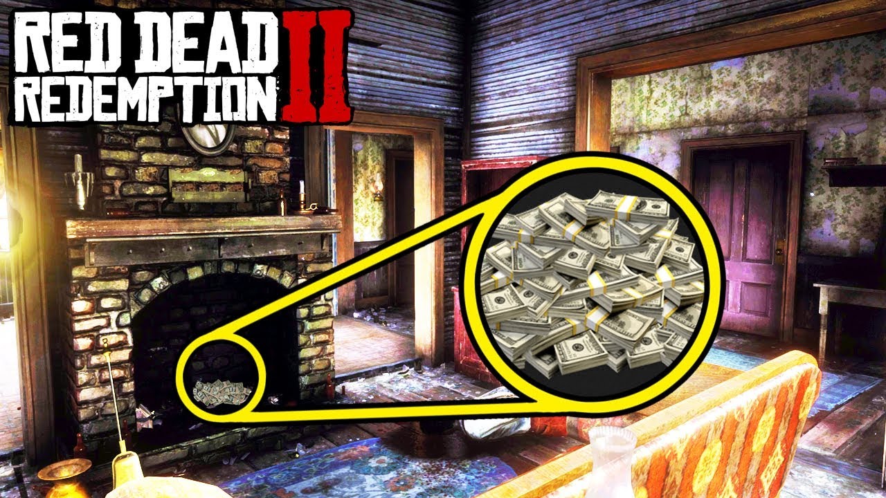 SECRET HIDEOUTS FILLED WITH MONEY STASHES in Red Dead Redemption 2