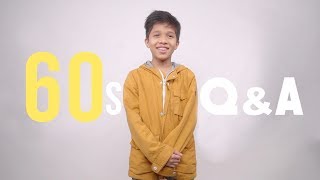 APA CANTIK MENURUT FATEH??? |  Q&A 60 DETIK With Fateh Halilintar