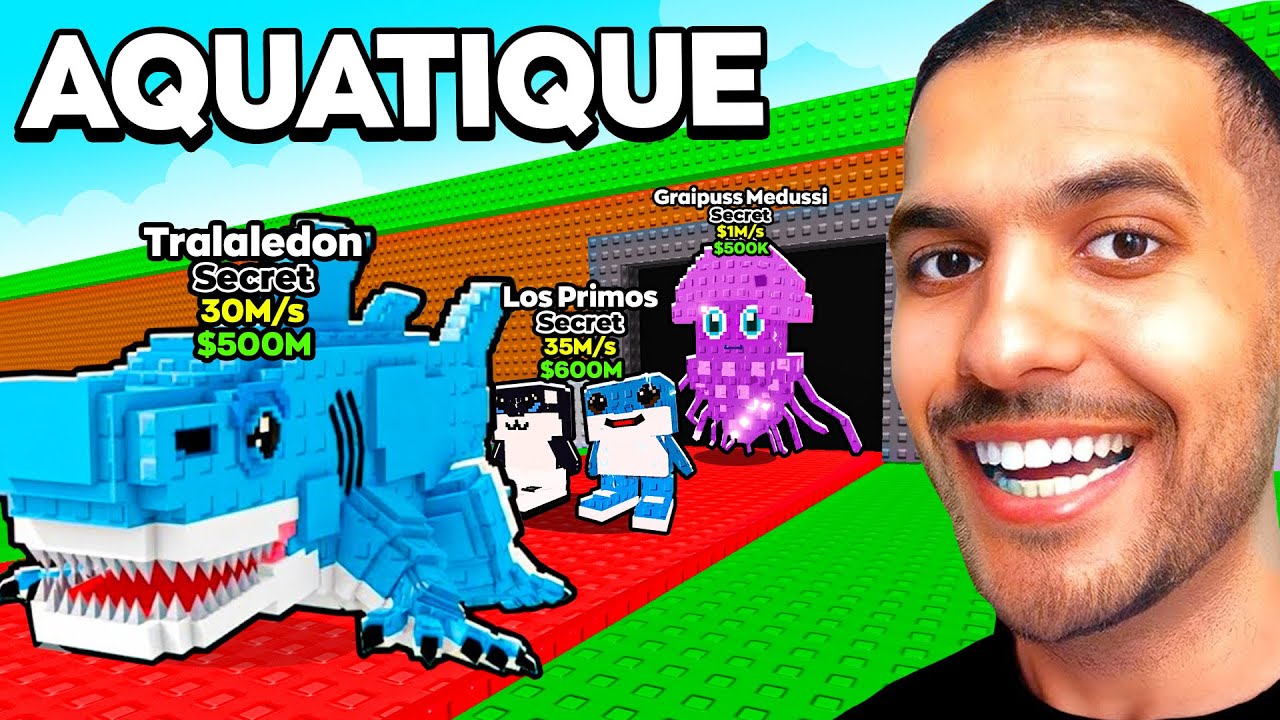 0€ à 100 TRILLIONS avec Seulement des Brainrots AQUATIQUES !