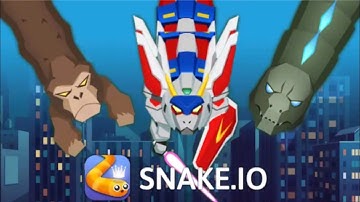 Snake.io - NEW EVENT SNAKEZILLA! ALL SKIN UNLOCKED ⚠️ SNAKE.IO GAMEPLAY