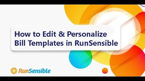 How to Customize Billing Templates in RunSensible – Full Guide