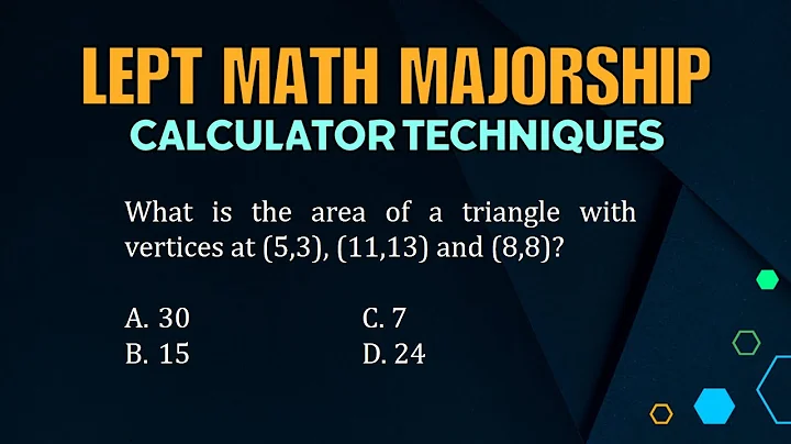LEPT MATH MAJORSHIP REVIEWER | CALCULATOR TECHNIQUES | 2015 PAST BOARD PROBLEM | AREA OF TRIANGLE