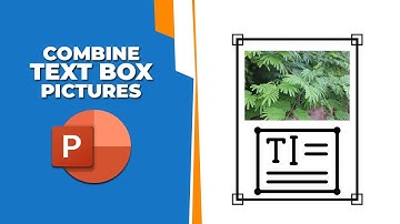 How to combine text box and pictures in PowerPoint
