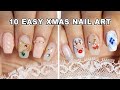 10 Easy Xmas Nail Art Ideas | TINA YONG