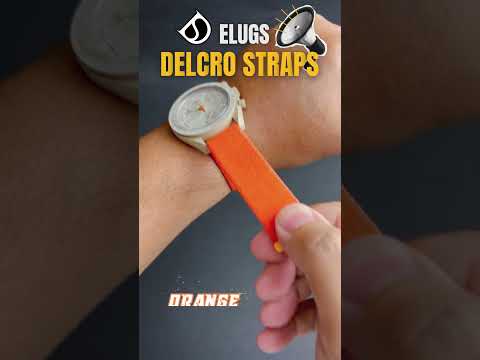 สายเส้นนี้ต้องมี! DELUGS Delcro Straps สายนาฬิกาแบบผ้าแบรนด์ DELUGS ทำจากผ้าคุณภาพดี นุ่ม ใส่สบาย