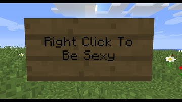 Minecraft 1.8 | How To Make Clickable Signs in Vanilla Minecraft