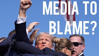 BREAKING : Trump shot at | Media to blame?