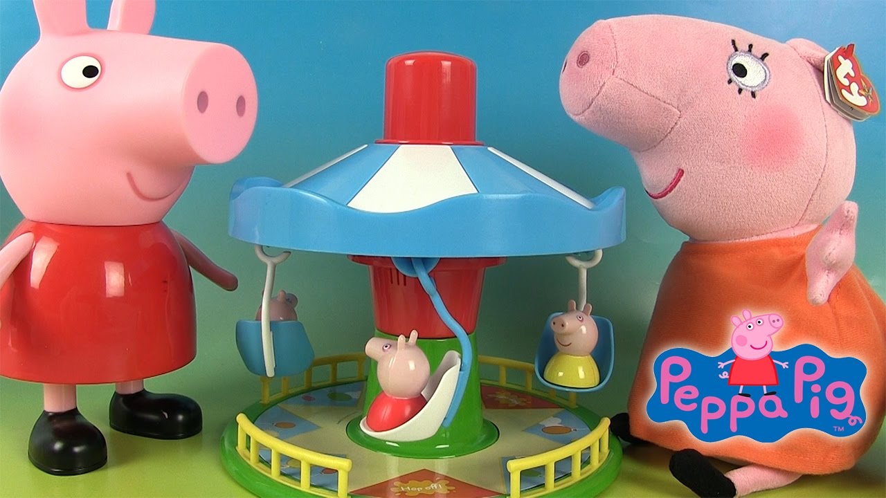 Peppa Pig Jouets Manège Le Carrousel de Peppa Fairground Ride Game