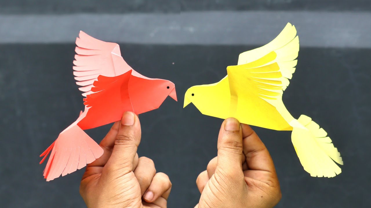 Download Tutorial on Origami Bird 🕊 or Pigeon | Master projects ...