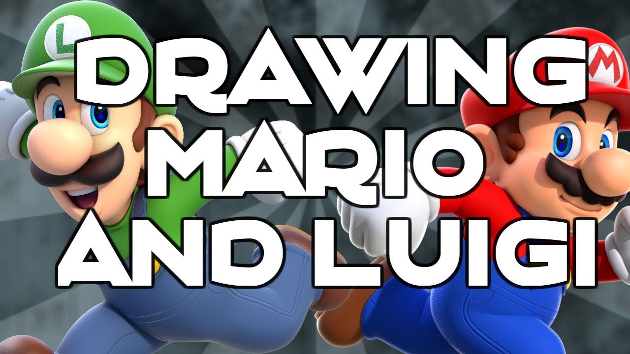 Drawing Mario from Super Smash Bros. Ultimate - YouTube