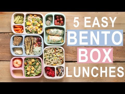 5 Bento Box School Lunches • Freutcake