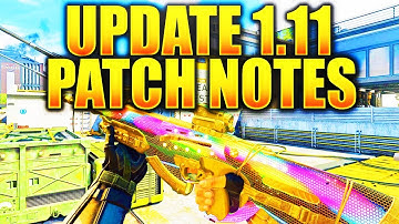 *NEW* COD BO4 UPDATE 1.11 PATCH NOTES - ZERO SPECIALIST NERF + MORE! (BO4 UPDATE 1.11 PATCH NOTES)
