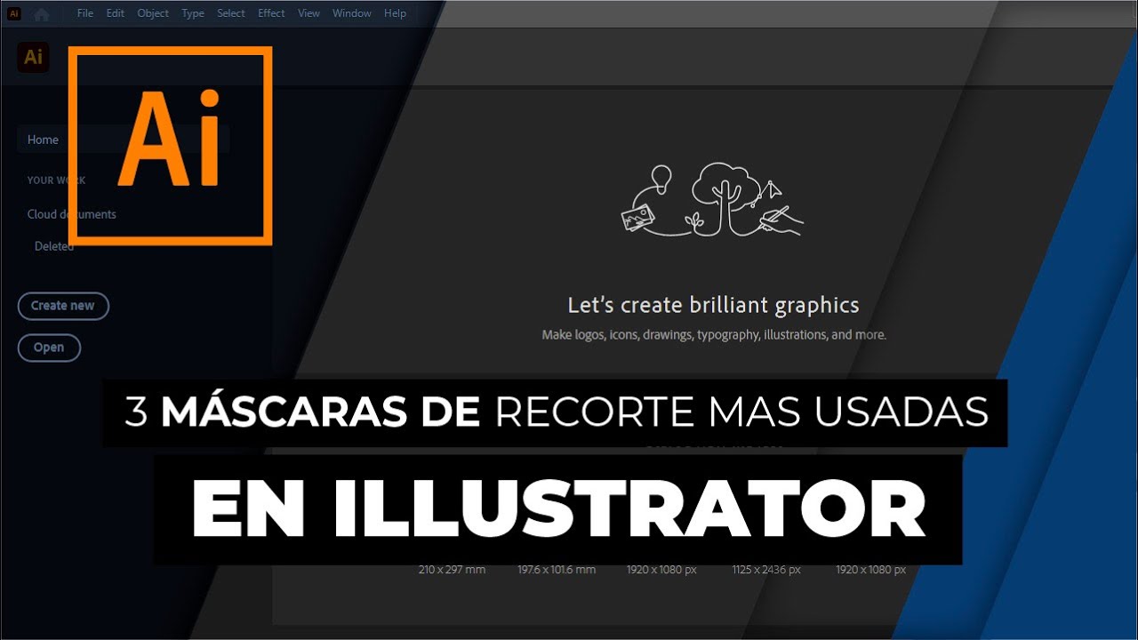 Recortar con illustrator